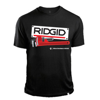 RIDGID fekete póló