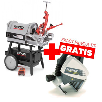 RIDGID Menetvágógép, 1224-es modell do 4" + INGYENES EXACT fűrész