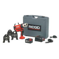 RIDGID RP 350-B Présgép (18V Akkumulátorral) 3 préspofával
