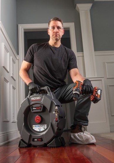RIDGID Flexshaft csőfalmaró gép RIDGID Flexshaft csőfalmaró gép
