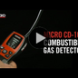 RIDGID micro CD-100 gyúlékony gáz detektor