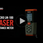 RIDGID micro LM-100 lézeres távolságmérő