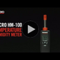 RIDGID micro HM-100 Hőmérséklet páratartalom mérő